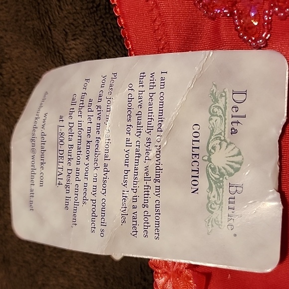 VINTAGE DELTA BURKE RASPBERRY COLOR 10/3X BIKINI PANTIES - Picture 7 of 7